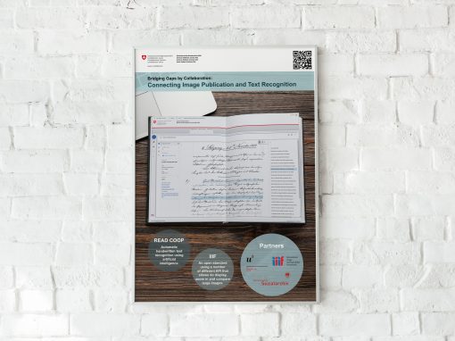 Plakat “Bridging Caps by collaboration”