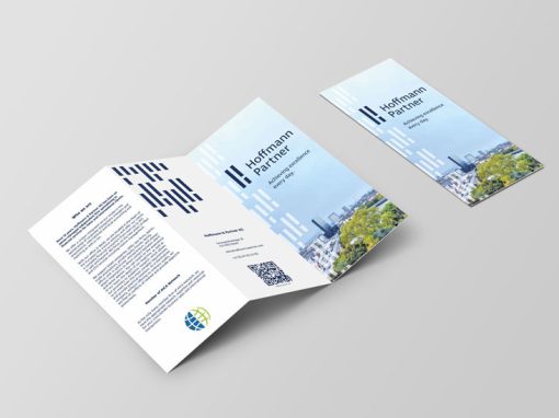 Faltbroschüre Hoffmann & Partner
